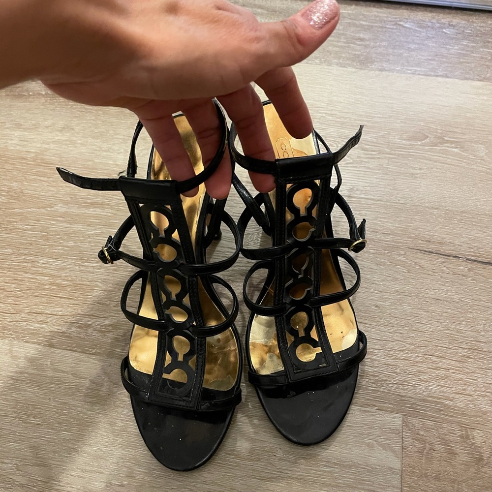 Coach Black sandals